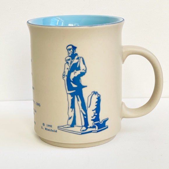 Other - U.S. Navy Memorial Mug ©️1992 The Lone Sailor Military Veteran Coffee Cup